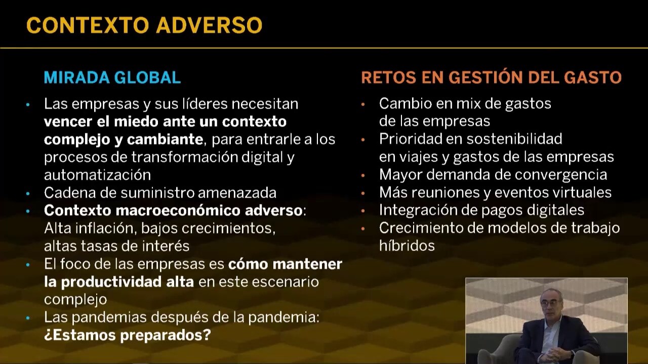 <span>Transformación Digital: Innovación en la gestión del gasto para un mundo complejo - Panel</span>
