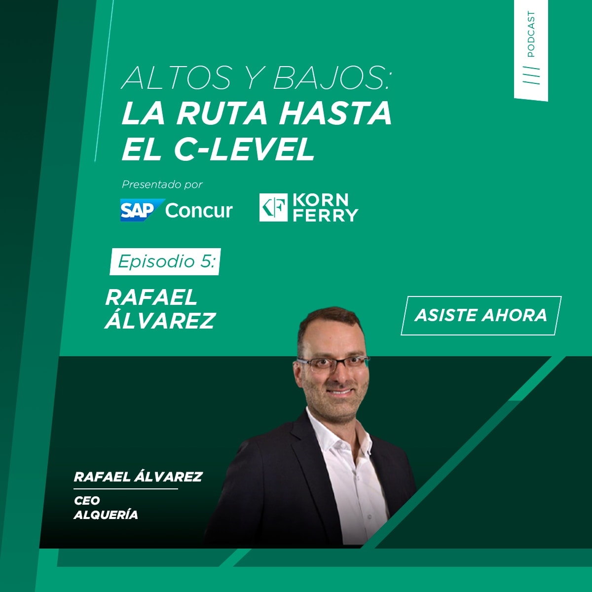 <span>Altos y Bajos: La ruta hasta el C-Level - EP5: Rafael Álvarez</span>
