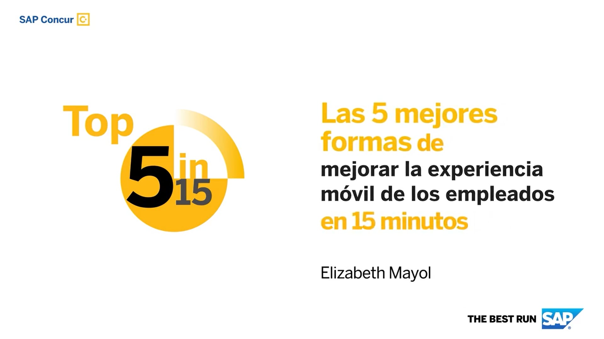 <span>Miniserie: Las 5 formas de mejorar la experiencia móvil de los empleados en 15 minutos</span>
