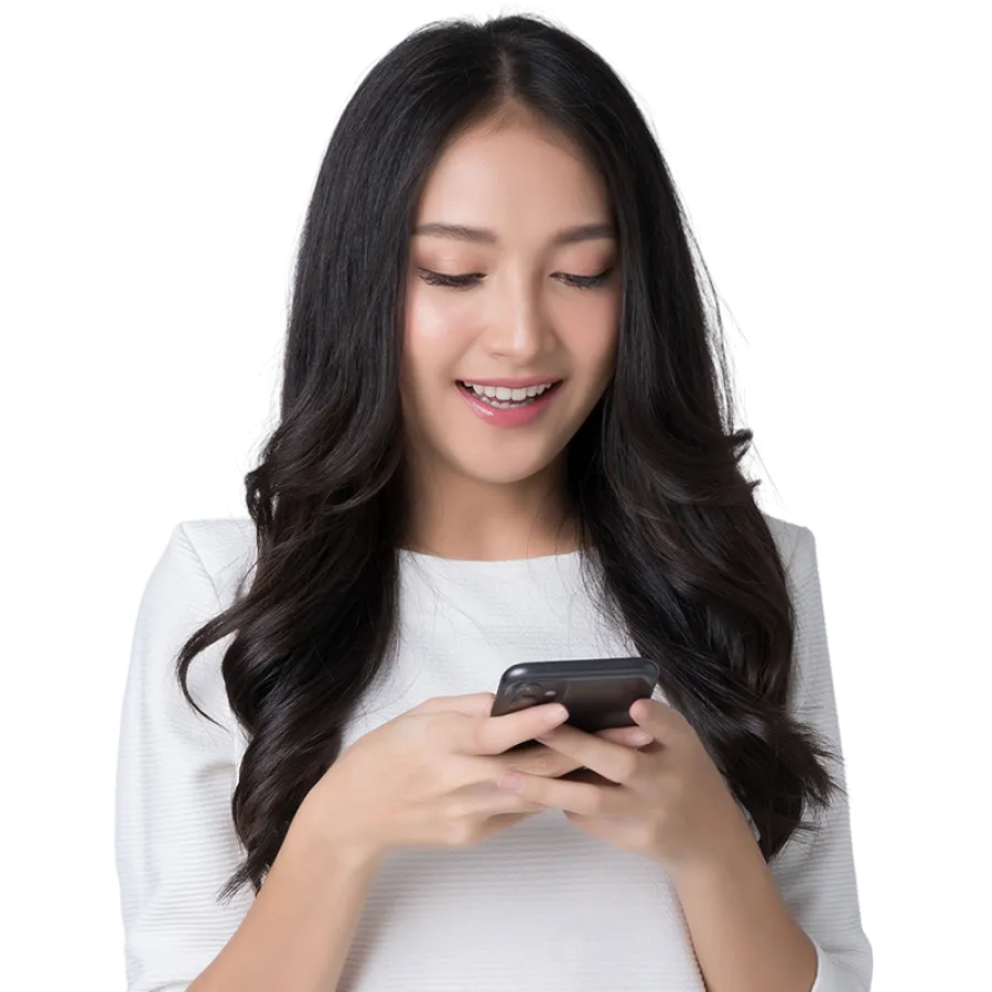 business professional using mobile phone