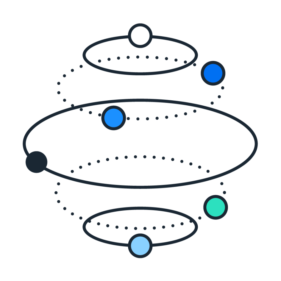 graphic of circles integrated